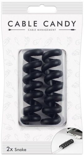 Cable Candy Snake 2-pack black - Cable Organiser - Main image
