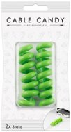 Cable Candy Snake 2 db zöld - Kábelrendező