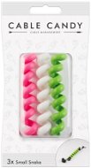 Kábelcsokoládé Kis kígyó 3 darab színkeverék - Kábelrendező