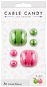 Cable Candy Mixed Beans 6 db zöld és rózsaszín - Kábelrendező