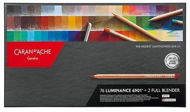 Caran D'ache Luminance 6901 76 barev + 2 blendery - Színes ceruza