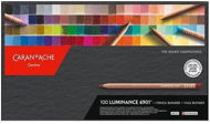 Caran D'ache Luminance 6901 100 barev + 2 blendery - Színes ceruza