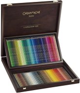 CARAN D'ACHE Supracolor Aquarelle 80 farieb v drevenom boxe - Pastelky