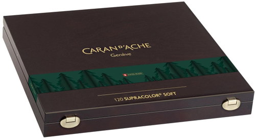 Caran D'ache Supracolour Aquarelle 120 colours in wooden box - Coloured Pencils - Main image