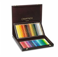 CARAN D'ACHE Prismalo Aquarelle 80 barev v dřevěném boxu - Pastelky