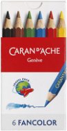 CARAN D'ACHE Fancolor Mini 6 farieb - Pastelky