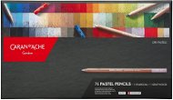 CARAN D'ACHE Umělecké pastely v tužce 76 barev + 2 grafitové tužky - Pastelky