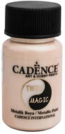 Cadence Měnící metalická barva Twin Magic 50 ml, zelená/broskvová - Akrylové barvy