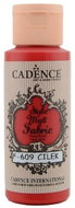 Cadence Textile Paint 59 ml, red - Fabric Dye