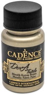 Cadence Metallic textile paint 50 ml, platinum - Fabric Dye