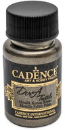Cadence Metallic textile paint 50 ml, anthracite - Fabric Dye