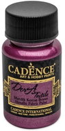 Cadence Metallic textile paint 50 ml, cyclamen pink - Fabric Dye