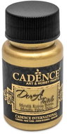 Cadence Metallic textile paint 50 ml, white gold - Fabric Dye
