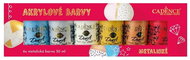 Cadence Akrylové barvy 6 × 30 ml Metalické - Akrylové barvy