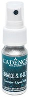 Cadence Metallic Glitter Textile Spray Paint 25 ml, silver - Fabric Dye