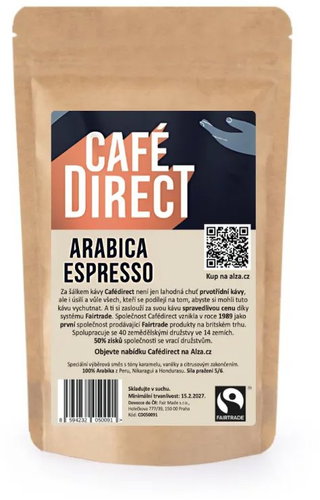 Cafédirect Arabica Espresso beans, 50, g PATTERN - Coffee - Main image
