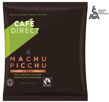 Cafédirect ORGANIC Machu Picchu SCA 82 Ground Coffee 45 x 60g with Free Filters - Coffee - Main image