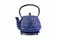 Čajová zahrada - Japonská litinová konvice Manami modrá 1200 ml s podložkou - Teapot
