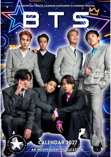 BTS - Nástěnný kalendář 2027 - Wall Calendar - Main image
