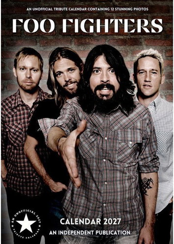 Foo Fighters - Nástěnný kalendář 2027 - Wall Calendar - Main image