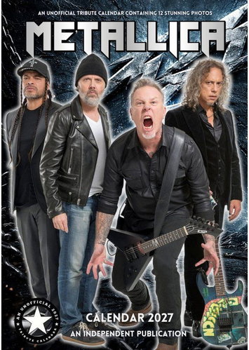 Metallica - Nástěnný kalendář 2027 - Wall Calendar - Main image