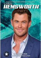Calldreams International Chris Hemsworth - kalendář 2024 - Wall Calendar