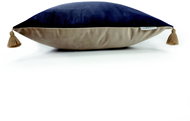 CAMENGO COULISSE BICOLORE REGLISSE, 45 x 45 cm - Pillow