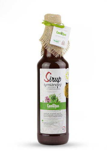Camellus Classic Thyme Syrup with plantain and milk thistle, 0,5 l - Syrup - Main image