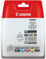 Canon INK PGI-580/CLI-581 BK/CMYK MULTI PACK BLISTERED W SECURITY - Cartridge