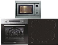 CANDY FCP 602X E0E/1 + CANDY CI642C 4U + CANDY MIC256EX - Oven, Cooktop and Microwave Set