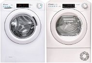 CANDY CS 1410TXME/1-S + CANDY CSO H10A2TE-S - Washer Dryer Set