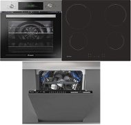 CANDY FCTS815XL WIFI + CANDY CH 64 CCB 4U + CANDY CDIN 2D620PB - Oven, Cooktop & Diswasher Set
