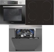 CANDY FCP 825 XL/E + CANDY CI642C 4U + CANDY CDIN 2D620PB - Oven, Cooktop & Diswasher Set