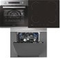 CANDY FCP 602X E0E/1 + CANDY CI642C 4U + CANDY CDIN 2D620PB - Oven, Cooktop & Diswasher Set