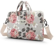 Laptop Case Canvaslife Briefcase taška na notebook 13-14'', white rose - Pouzdro na notebook