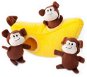 ZippyPaws Burrow Opice v banánu - Dog Toy