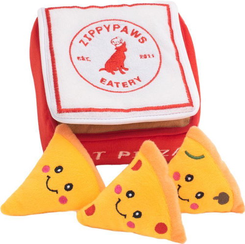 ZippyPaws Burrow Pizza box - Dog Toy - Main image