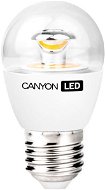 Canyon LED COB žiarovka, E27, kompakt guľatá priehľadná, 3.3 W - LED žiarovka