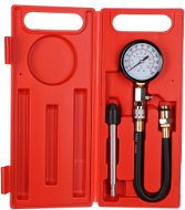 Měřič tlaku Sixtol Sada pro testování komprese benzínových motorů Mechanic Engine Tester 3, 0–20bar, 3 ks - Měřič tlaku