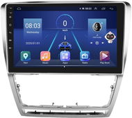 HIZPO Autorádio Skoda Octavia 2, mk2, II 2004-2013, Android, stříbrné - Autorádio