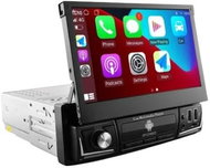 HIZPO Pull-out 1DIN Car Radio with Android, GPS Navigation, Bluetooth, WiFi, ISO connection - Car Radio