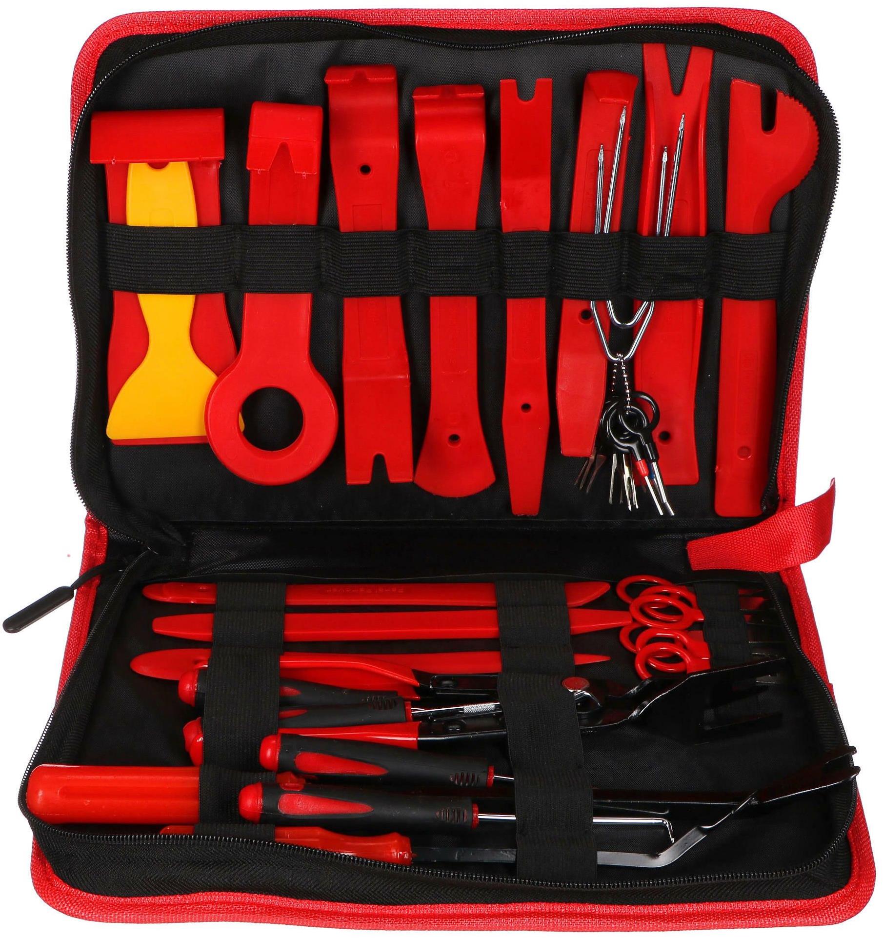 SIXTOL Mechanic Trim Set Multifunkciós kárpit- és beltér eltávolító készlet, 38 db