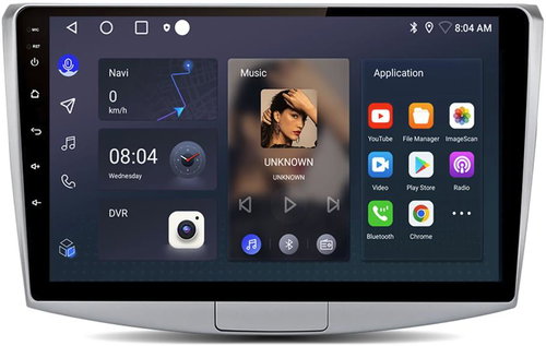 HIZPO 2Din Car radio Volkswagen Passat B7 2010-2015 Android, Apple CarPlay, Navigation, Camera - Car Radio - Main image