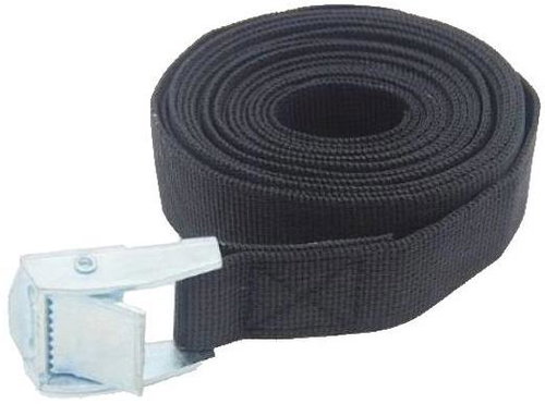 TXR Clamping strap with metal buckle 25 mm black - Tie Down Strap - Main image