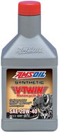 AMSOIL Full Synthetic Motorcycle Oil 20W-40 Synthetic V-Twin Motorcycle Oil 946 ml - Motor Oil