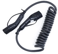 Sectron Spiral charging cable - Type 2 / Type 2, 22 kW, 3 × 32 A, 400 V, 6 m - EV Charging Cable