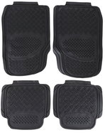 SIXTOL Universal rubber car mats Car Mat Uni Set 3, complete, 4 pcs - Car Mats