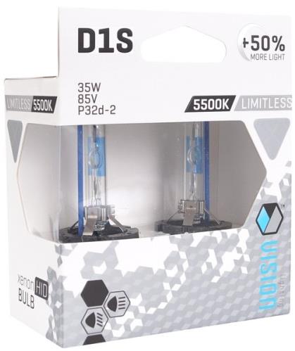 Carmotion Box D1S 85V 35 W PK32d-2 VISION + 50% 5500K - Car Bulb - Main image