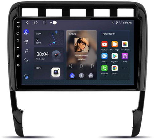 Ossuret 8 GB Car radio Porsche Cayenne 1 9PA 2002 - 2010 CarPlay, Android Auto, 8 core processor - Car Radio - Main image