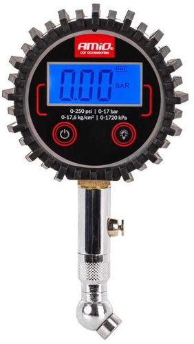 Amio Digital Pneumeter 17 bar - Tyre Pressure Gauge - Main image